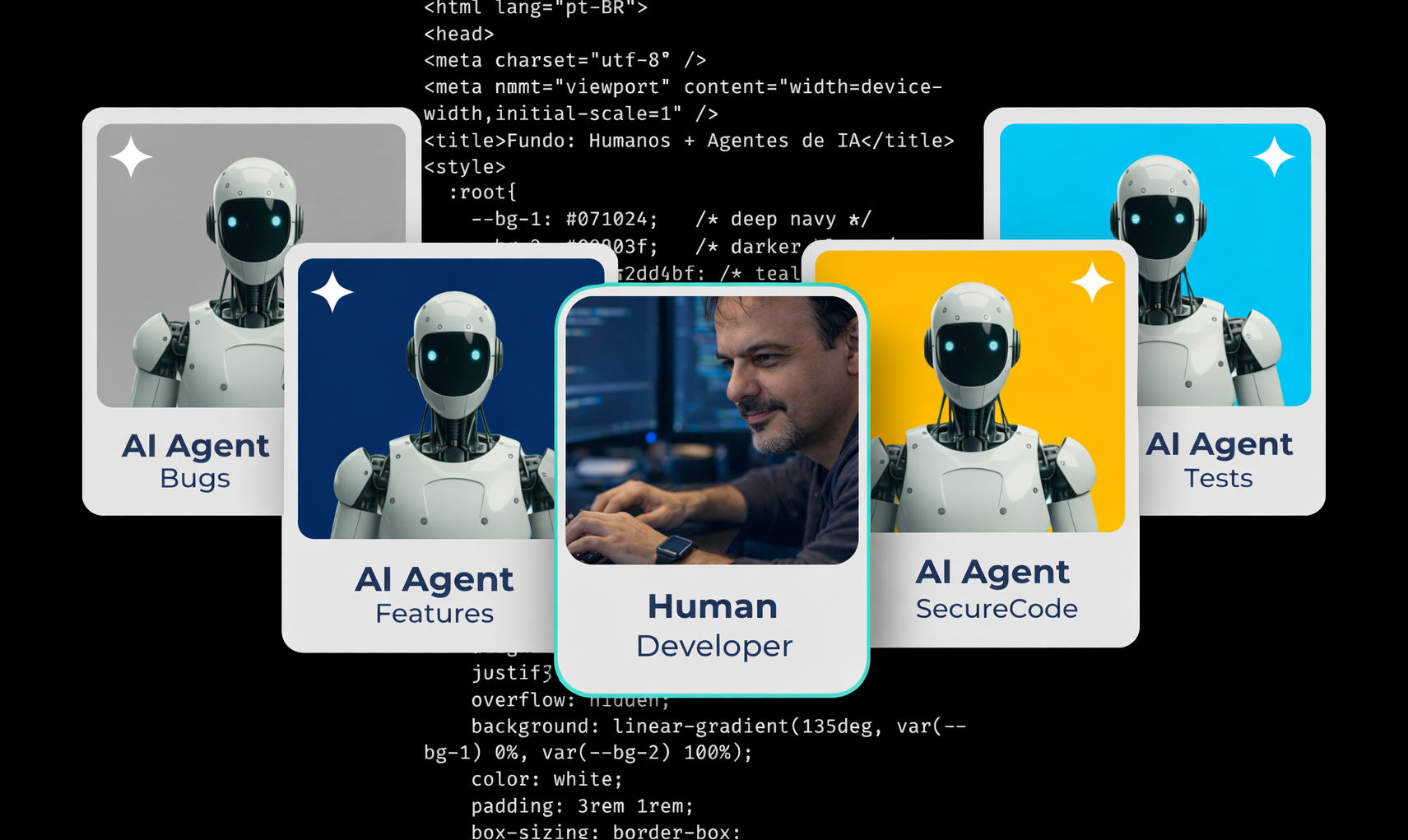Imagem de inteligência artificial